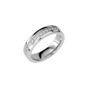 SR2034 White Gold - Wedding & engagement rings - Schalins - Scandinavian design - Nordic Spectra
