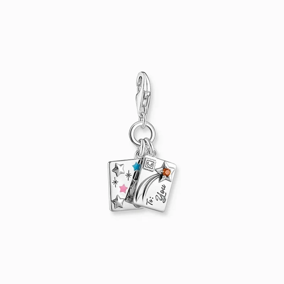 Charm-Anhänger Brief mit Umschlag Silber - Thomas Sabo - Nordic Spectra