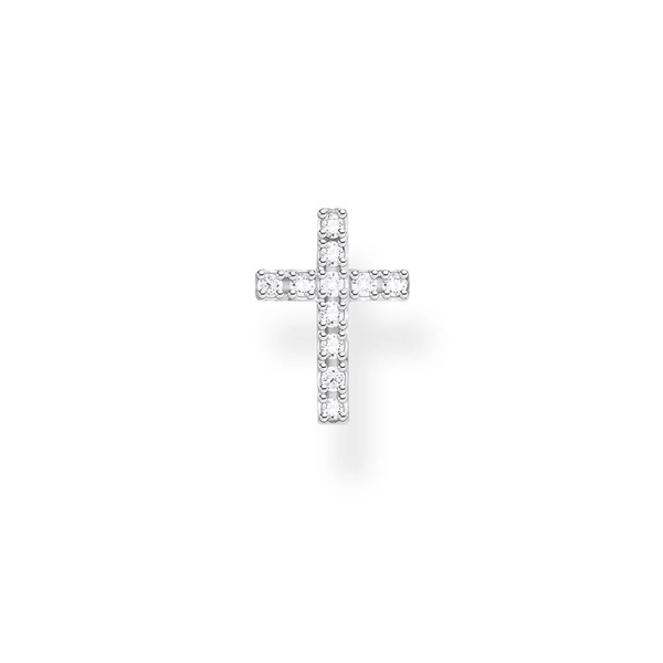 Einzel Ohrstecker Kreuz Mit Steine von Thomas Sabo, Schneller Versand - Nordicspectra.de