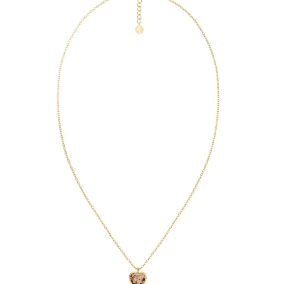 Bel Necklace Caramel Gold - Edblad - Snabb leverans - Gratis paketinslagning