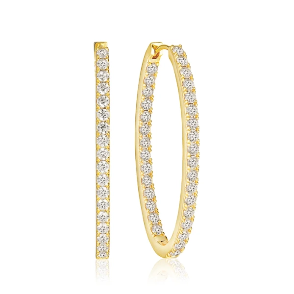 Sif Jakobsin Ellisse Medio Earrings Gold -korvakorut