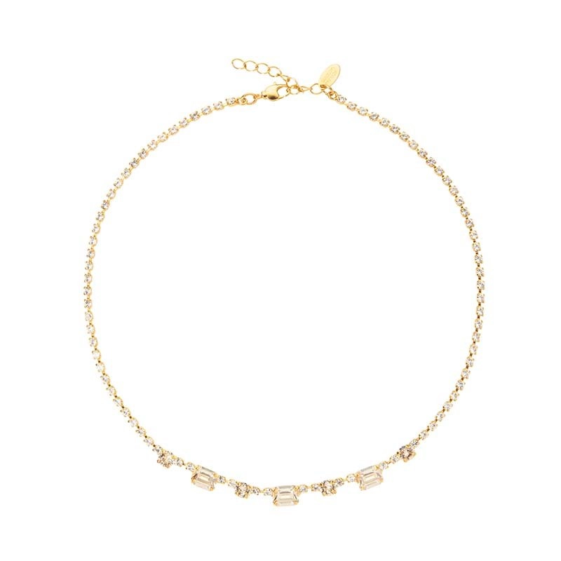 Caroline Svedbom – Corinna Necklace Gold Silk