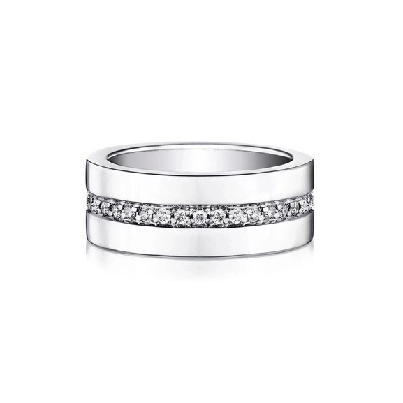 Wide & Stars Ring White Gold - Efva Attling ringar - Snabb frakt & paketinslagning - Nordicspectra.se