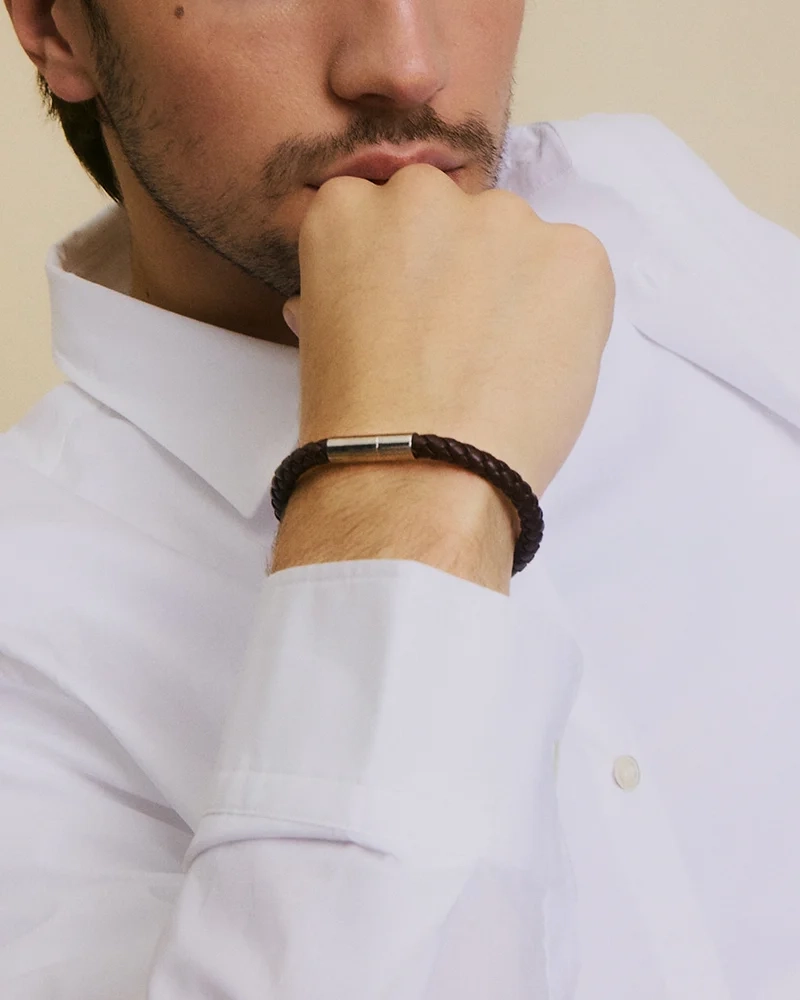 Edblad-Franky-Bracelet-Brown-steel-CU-123200