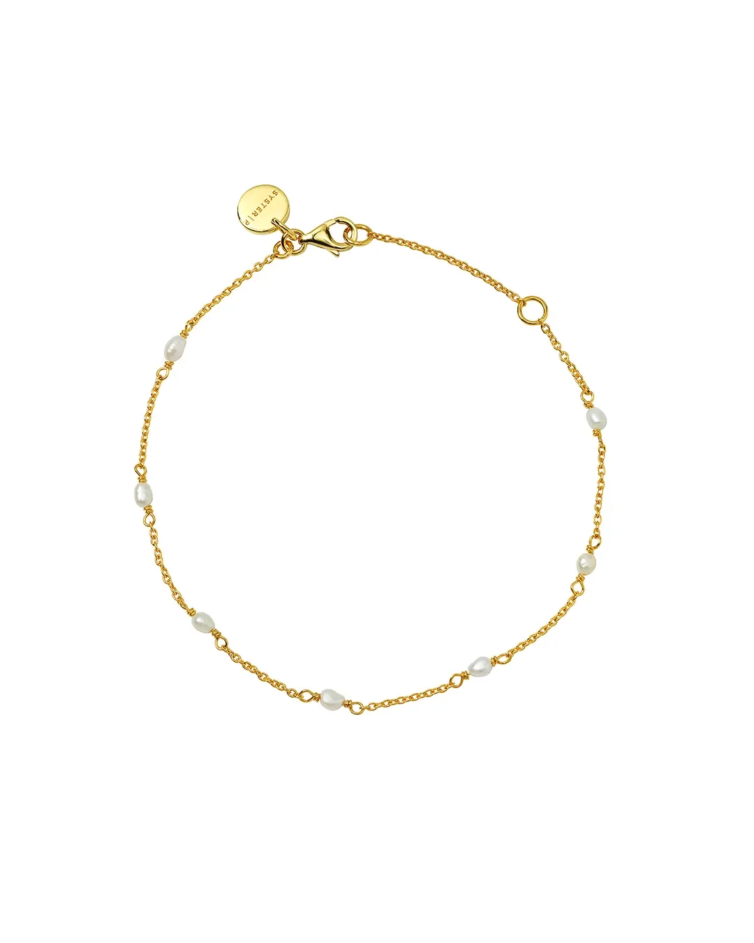Syster P - Treasure Multi Pearl Bracelet Gold