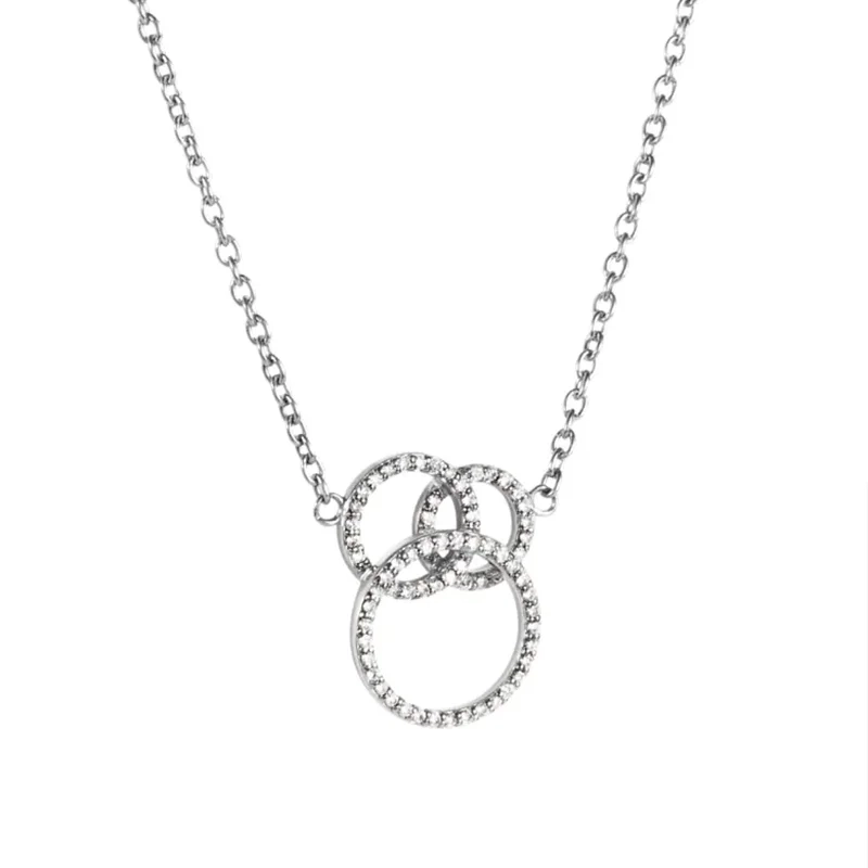 Efva Attling - Bubbles & Stars Necklace White Gold