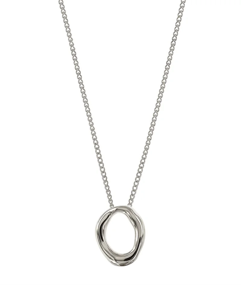 ANGELINA Kort Halsband Stål - Astrid & Agnes - Nordic Spectra
