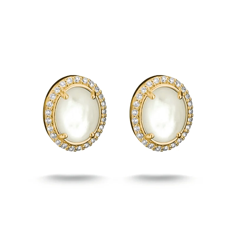 Thomas Sabo - Glittrande Pärlemor Örhängen Guld