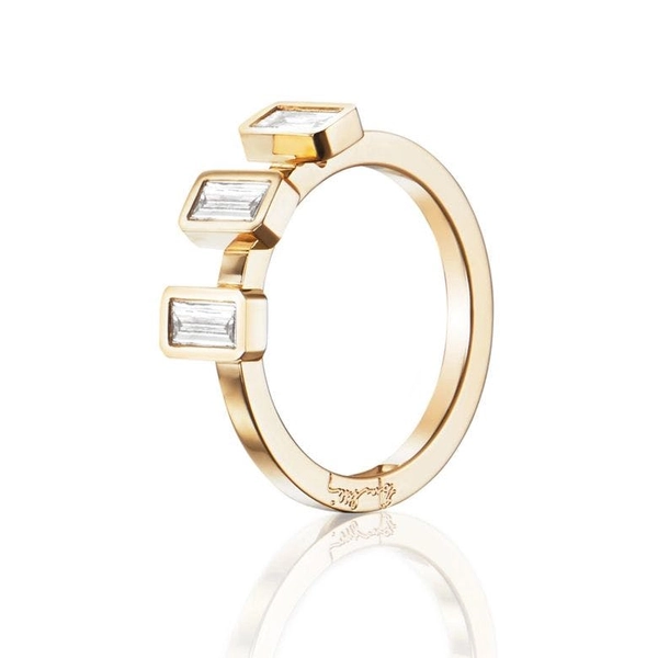 Baguette Wedding Ring 0.60 ct Gold - Efva Attling ringar - Snabb frakt & paketinslagning - Nordicspectra.se