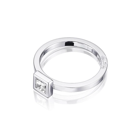 Princess Wedding Thin Ring 0.30 ct White Gold - Efva Attling ringar - Snabb frakt & paketinslagning - Nordicspectra.se