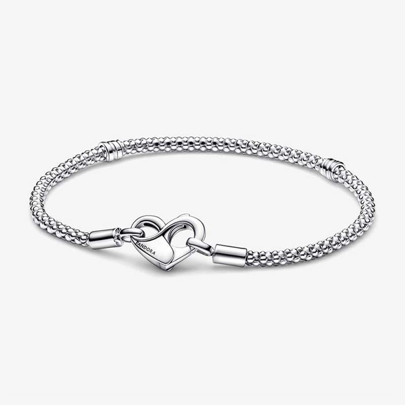 Armband mit Infinity Herzverschluss von PANDORA, Schneller Versand - Nordicspectra.de