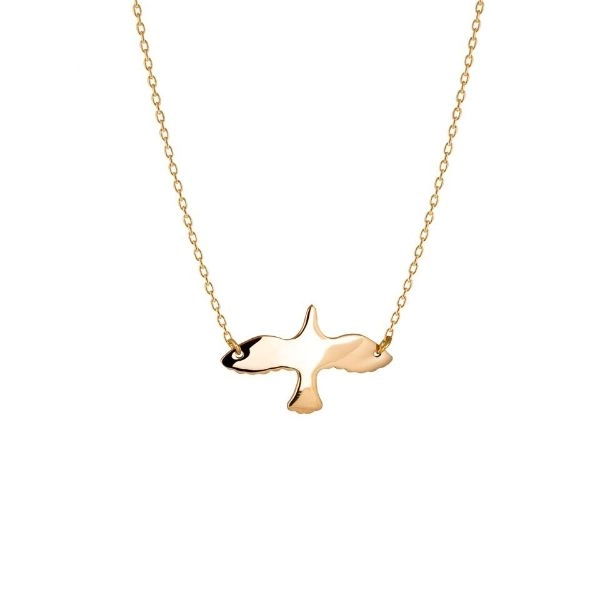 Dove Necklace Gold  - Emma Israelsson - Suuri valikoima & ilmainen lahjapaketointi - Nordicspectra.fi