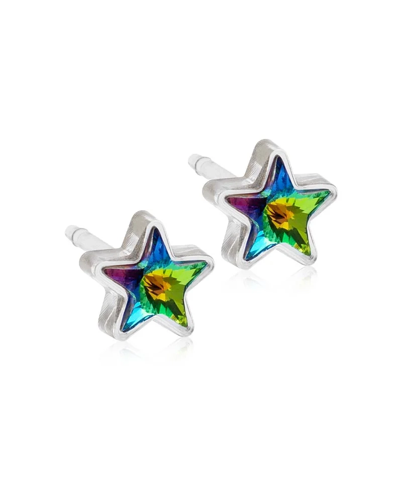 Blomdahl - MP Star 6 mm Green Shimmer