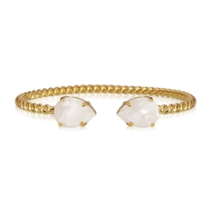 Mini Drop Bracelet Gold Electric White - Caroline Svedbom - Snabb frakt & paketinslagning - Nordic Spectra