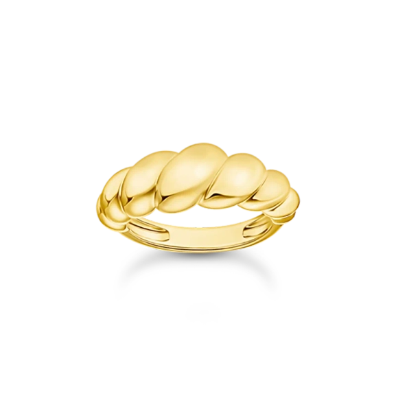 Ring organische Formen vergoldet - Thomas Sabo - Nordic Spectra