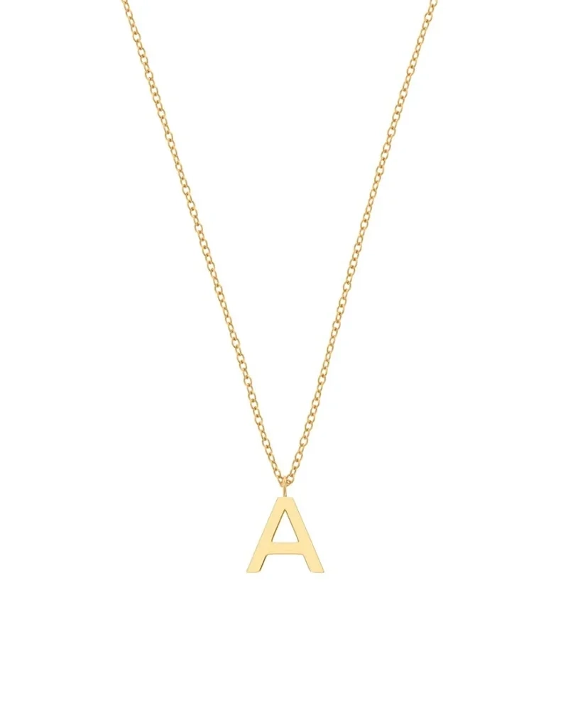 Letter Necklace A-Ö Gold - Edblad - Snabb leverans - Gratis paketinslagning