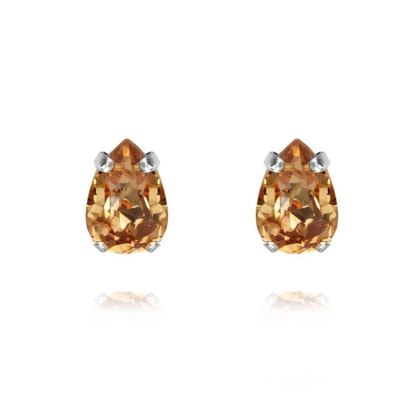 Petite Drop Earring Rhodium Light Colorado Topaz - Caroline Svedbom - Snabb frakt & paketinslagning - Nordicspectra.se