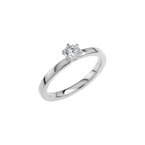 Love 01 White Gold - Wedding & engagement rings - Schalins - Scandinavian design - Nordic Spectra