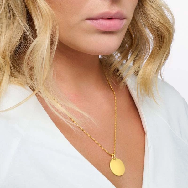 Kaulakorut Disc Kulta - Thomas Sabo - Suuri valikoima & ilmainen lahjapaketointi - Nordicspectra.fi