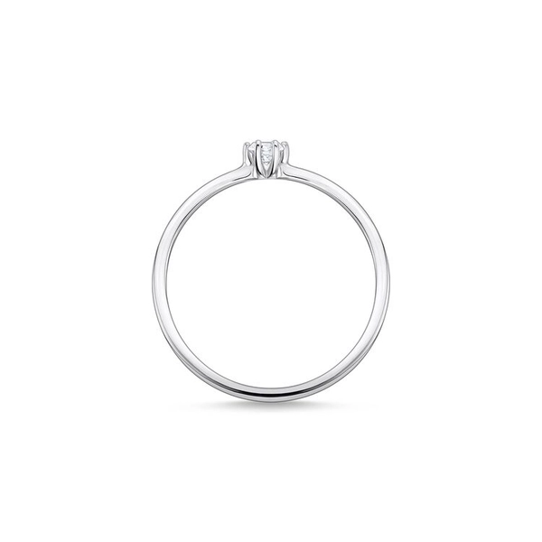 Ring med Vit Sten - Thomas Sabo ringar - Snabb frakt & paketinslagning - Nordicspectra.se