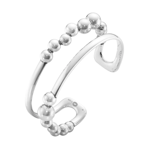 Moonlight Grapes Dubbel Armring - Georg Jensen armband - Snabb frakt & paketinslagning - Nordicspectra.se