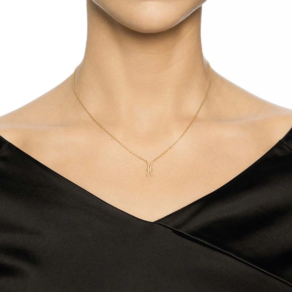 Double Trouble Necklace Gold - Efva Attling ringar - Snabb frakt & paketinslagning - Nordicspectra.se