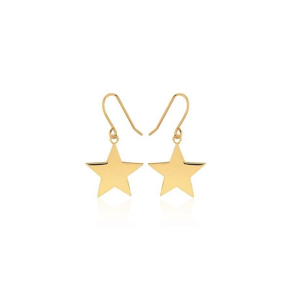 Star Hook Earrings Gold - Sophie By Sophie - Snabb frakt & paketinslagning - Nordicspectra.se