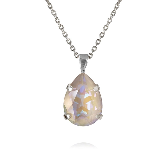 Mini Drop Necklace Rhodium Serene Delite - Caroline Svedbom - Snabb frakt & paketinslagning - Nordicspectra.se