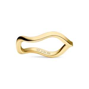 Ellera Waves Pianura Ring Gold Sif Jakobsilta