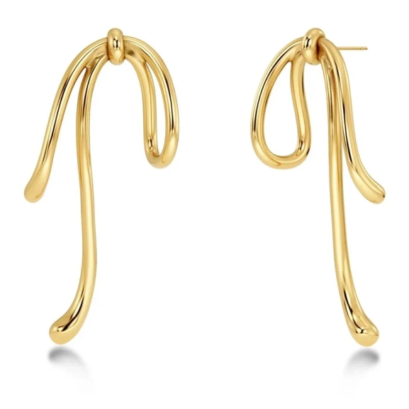 Guldpläterade örhängen från Edblad