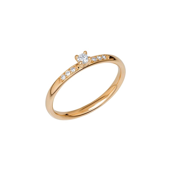 Glint A01 Gold - Wedding & engagement rings - Schalins - Scandinavian design - Nordic Spectra