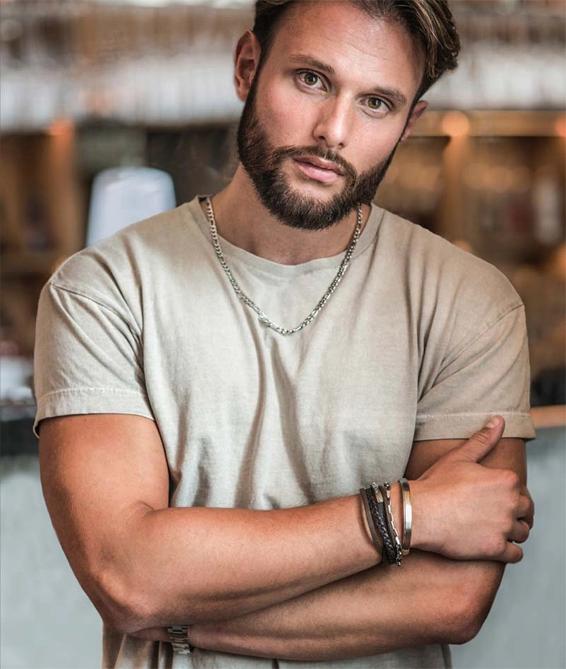 ICON Läder Armband Brun - AROCK - Snabb frakt & paketinslagning - Nordicspectra.se