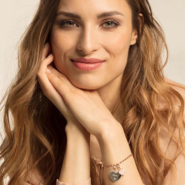 Charm-Anhänger Herz Mom Silber von Thomas Sabo, Schneller Versand - Nordicspectra.de