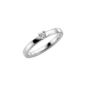 Seine 0.10 White Gold - Wedding & engagement rings - Schalins - Scandinavian design - Nordic Spectra