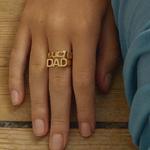 Dad Ring Gold - Maria Black - Snabb frakt & paketinslagning - Nordic Spectra