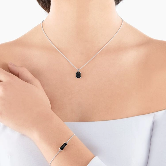 Kette Schwarzer Stein von Thomas Sabo, Schneller Versand - Nordicspectra.de