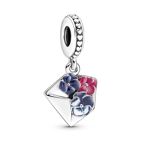 Pansy Flower Envelope Hängberlock - PANDORA - Snabb frakt & paketinslagning - Nordicspectra.se