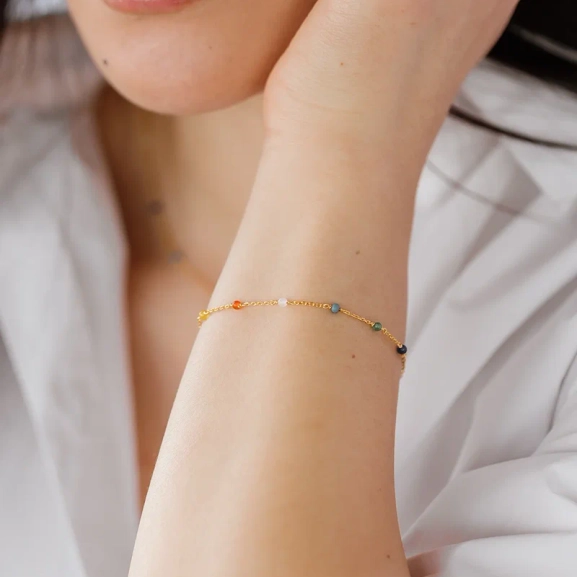 Santa Monica Bracelet Gold - Syster P - Snabb leverans & Gratis paketinslagning - Nordic Spectra