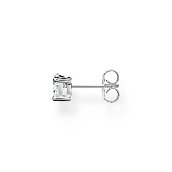 Einzel Ohrstecker Herz Silber von Thomas Sabo, Schneller Versand - Nordicspectra.de