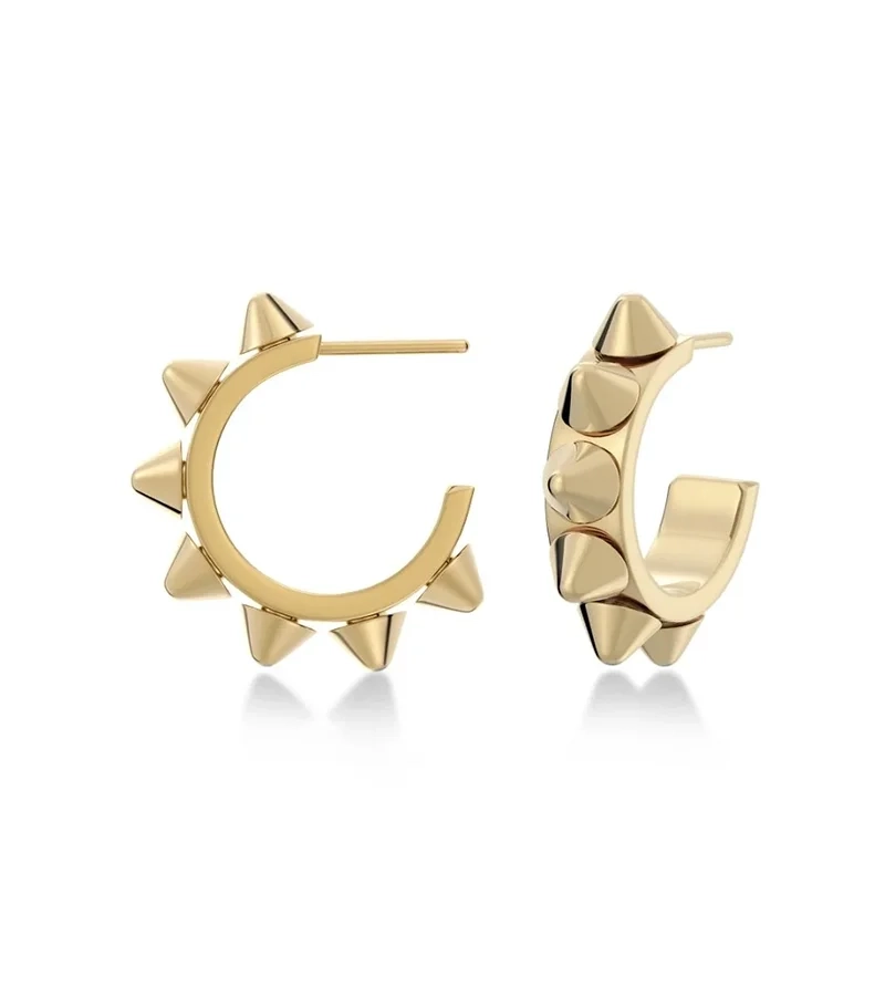 Peak Creole Earrings Small Gold - Edblad - Snabb frakt & paketinslagning - Nordic Spectra