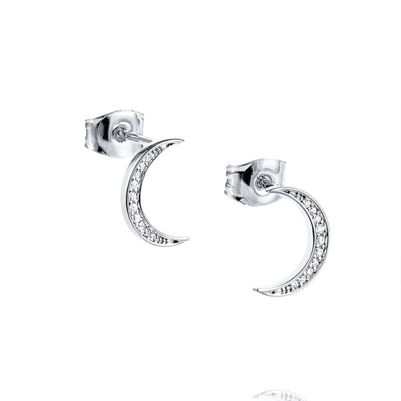 Pencez Moon & Stars Ear White Gold von Efva Attling, Schneller Versand - Nordicspectra.de