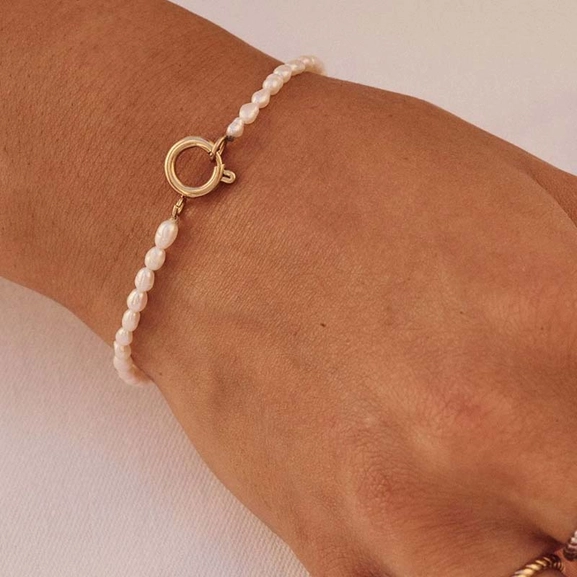 Collier Pearl Bracelet Pink Gold - Edblad - Snabb frakt & paketinslagning - Nordicspectra.se