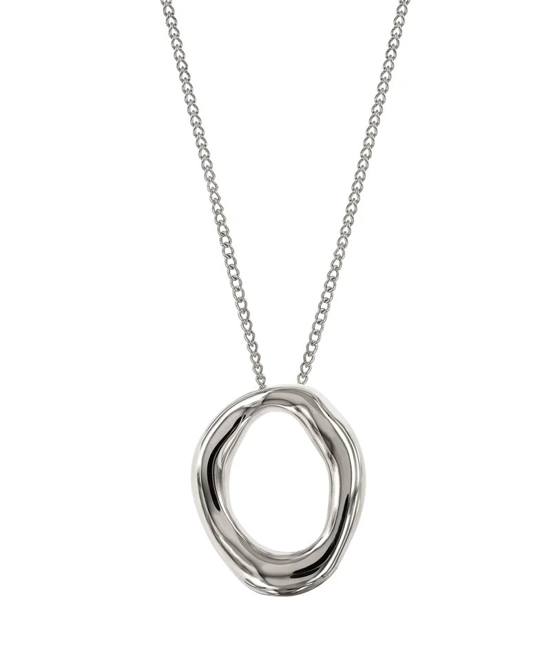 ANGELINA Lång Halsband Stål - Astrid & Agnes - Nordic Spectra