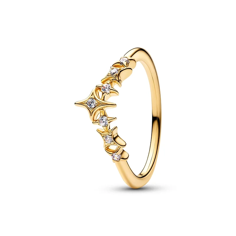 PANDORA - Tiara Stj&auml;rnor Ring Guld