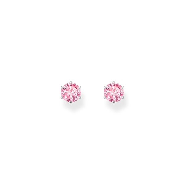 Silverörhängen med Glittrande Briljantslipade Rosa Stenar - Thomas Sabo - Snabb leverans & paketinslagning - Nordic Spectra
