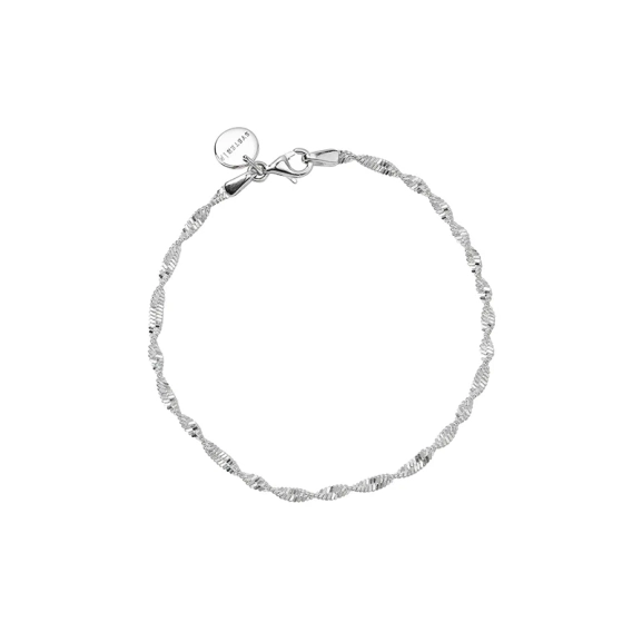 Herringbone Twisted Bracelet Silver - Syster P - Beliebter Schmuck für alle Gelegenheiten