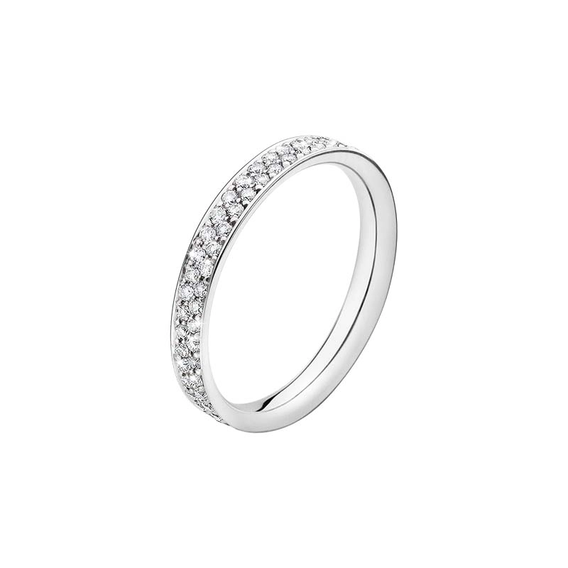 Georg Jensen - Magic Ring Pavé Vitguld