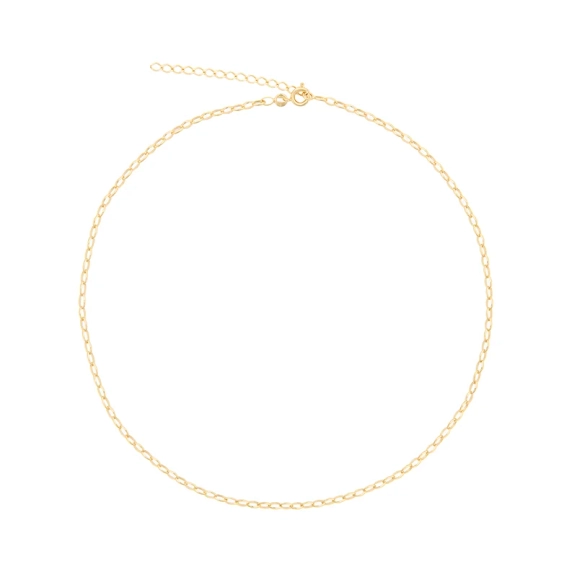 Noa Chain Gold halsband i guldpläterad mässing