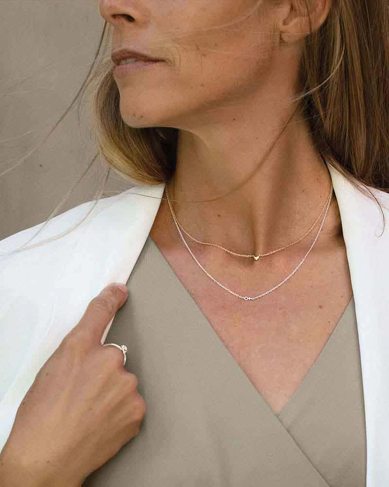 Loving Heart Drop Necklace Gold - Drakenberg/Sjölin - Suuri valikoima & ilmainen lahjapaketointi - Nordicspectra.fi