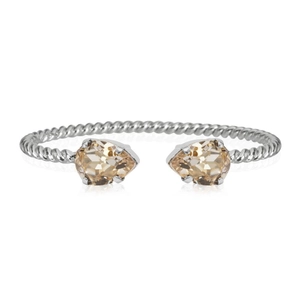 Mini Drop Bracelet Rhodium Silk - Caroline Svedbom - Snabb frakt & paketinslagning - Nordicspectra.se